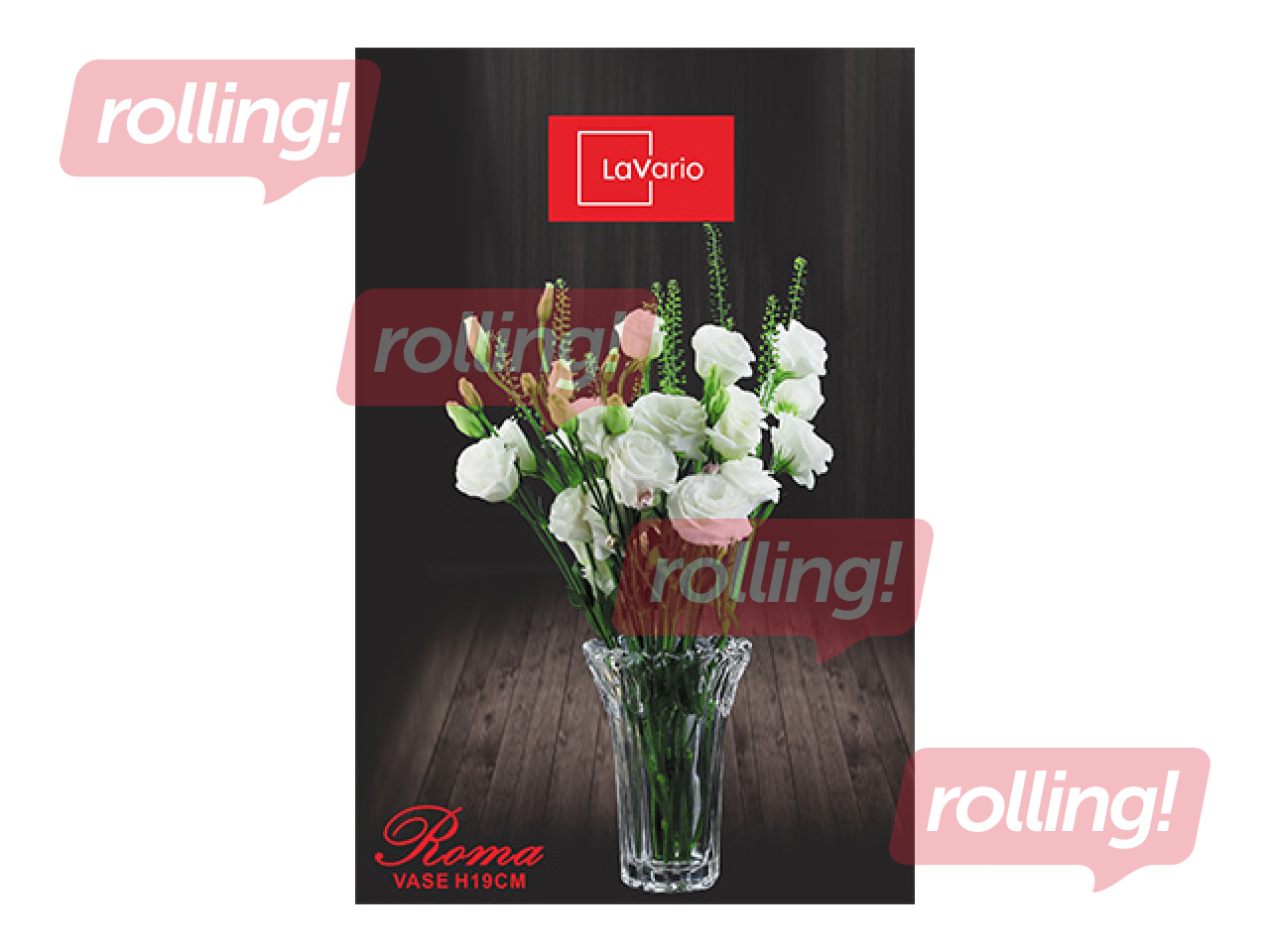 Vaas LaVario Roma, kristall, 19cm