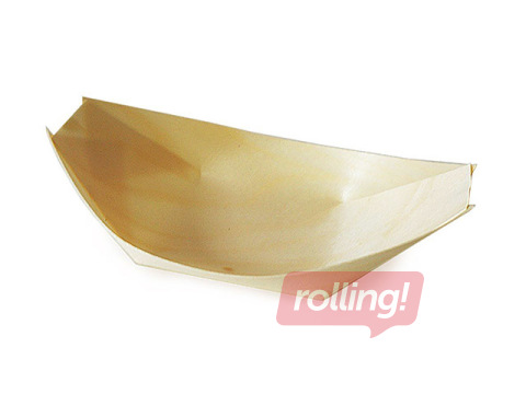 Wooden boat plates, 11 x 7 cm, 100 pcs