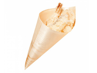 Toidukoonus puidust, 17cm, 50 tk .