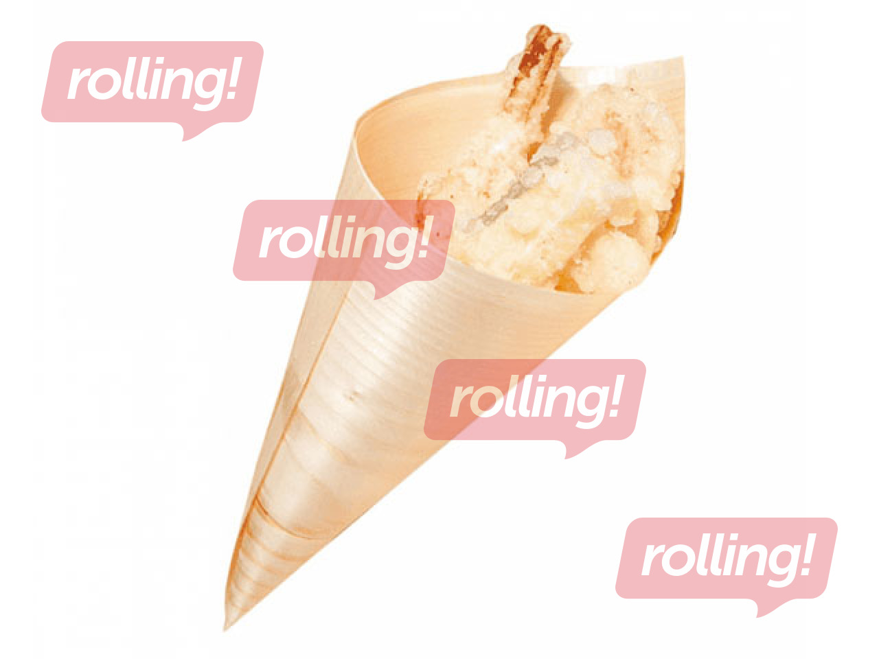 Toidukoonus puidust, 17cm, 50 tk .