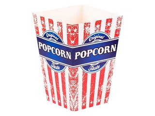 Cardboard popcorn box, 1.6l