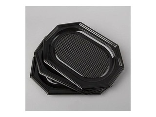 Kandikud SPINO, plastik, 35 x 25 cm 3 tk, must