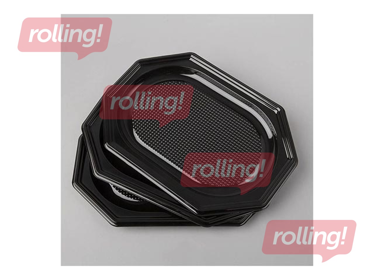 Kandikud SPINO, plastik, 35 x 25 cm 3 tk, must