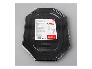 Kandikud SPINO, plastik, 35 x 25 cm 3 tk, must