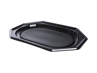 Trays, 35 x 24,7 cm, plastic, black, 10 pcs.