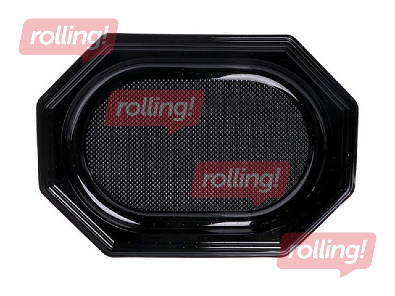 Trays, 35 x 24,7 cm, plastic, black, 10 pcs.