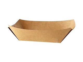 Trauki uzkodām, 21.5x15x5 cm, kartona, laiviņa, 100 gab.