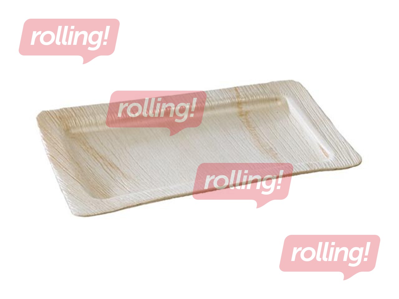 Šķīvji, 28.5x18cm, koka, 10 gab.