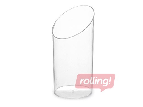 Nõud suupistete jaoks, Ø 4,5 cm, h-8,4 cm, läbipaistvad, 20 tk.