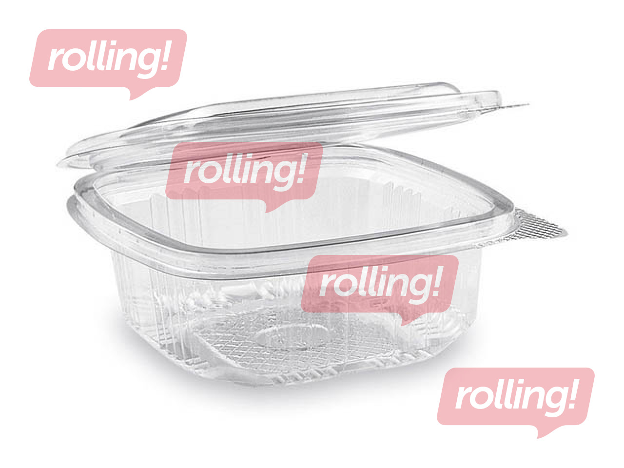 Kaanega plastkarp, 250ml, 50 tk.