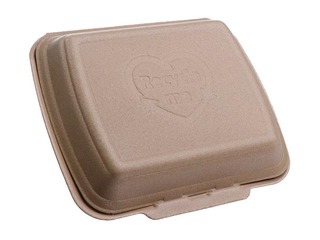 Boxes with lids, 2 sections, 24 x 20.7 x 7.5 cm, 125 pcs.