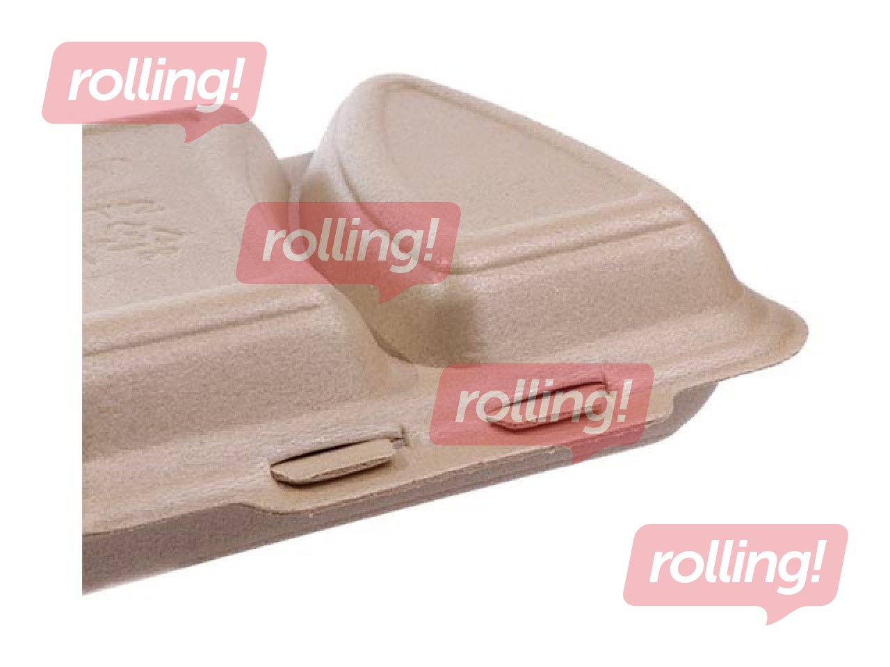 Boxes with lids, 2 sections, 24 x 20.7 x 7.5 cm, 125 pcs.