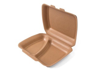 Коробки с крышками, 2 секции, 24 х 20,7 х 7,5 см, 125 шт.