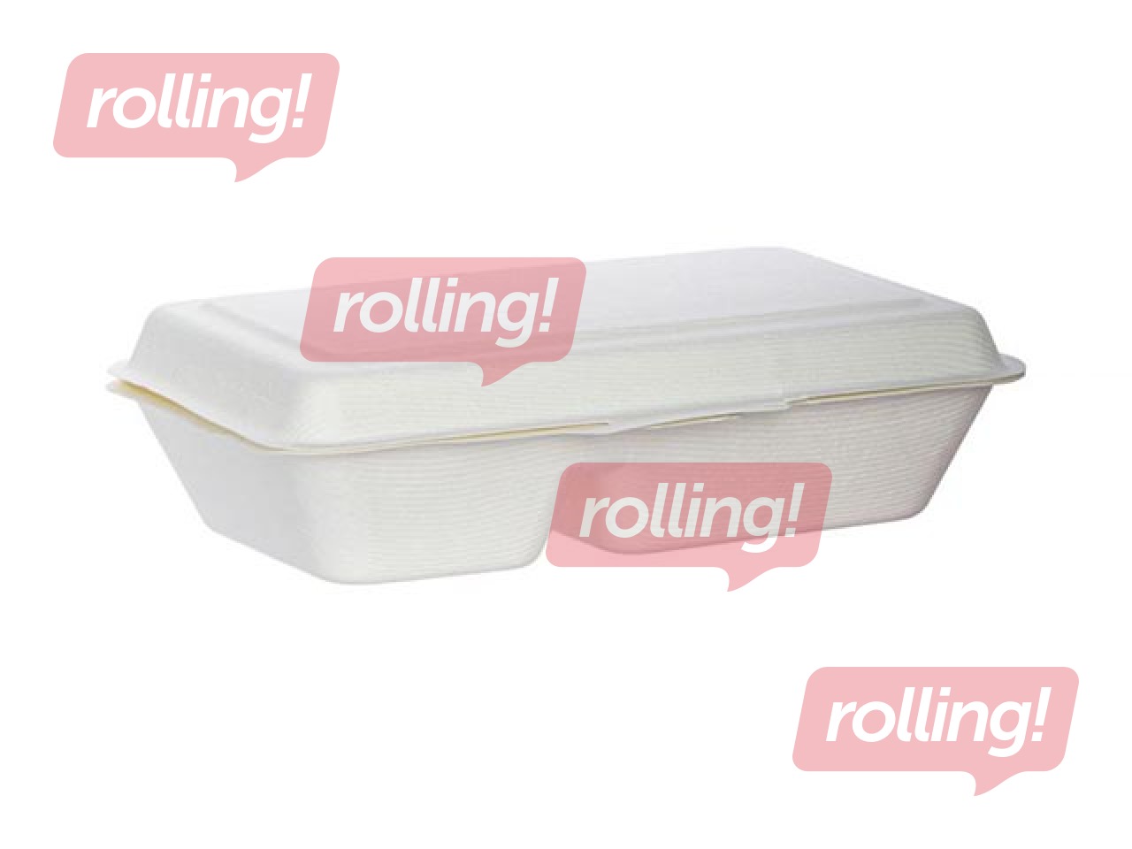 Kaantega karbid, 2 sektsiooni, 24 x 15,5 x 6,5 cm, suhkruroog, 50 tk