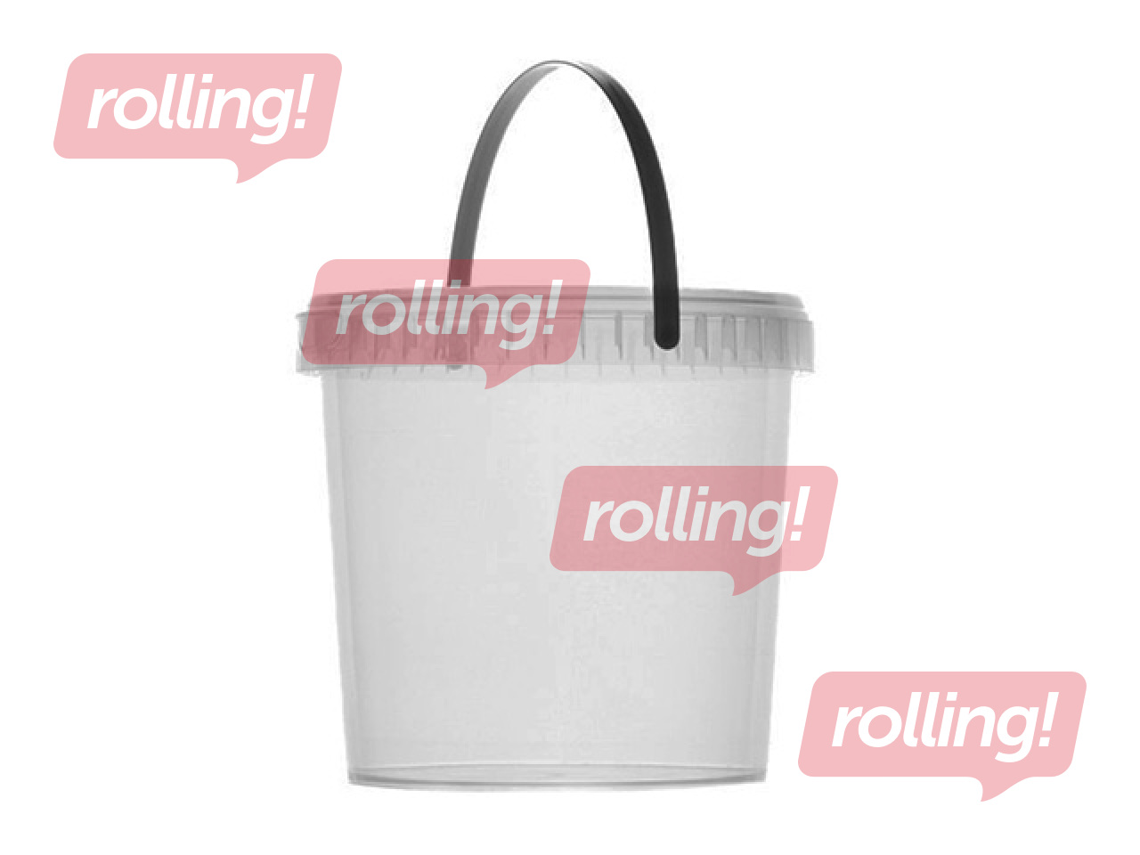 Spainis ar vāku un rokturi, Ø165/156mm, 2l