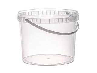 Bucket with lid and handle, Ø195/156mm, 3l