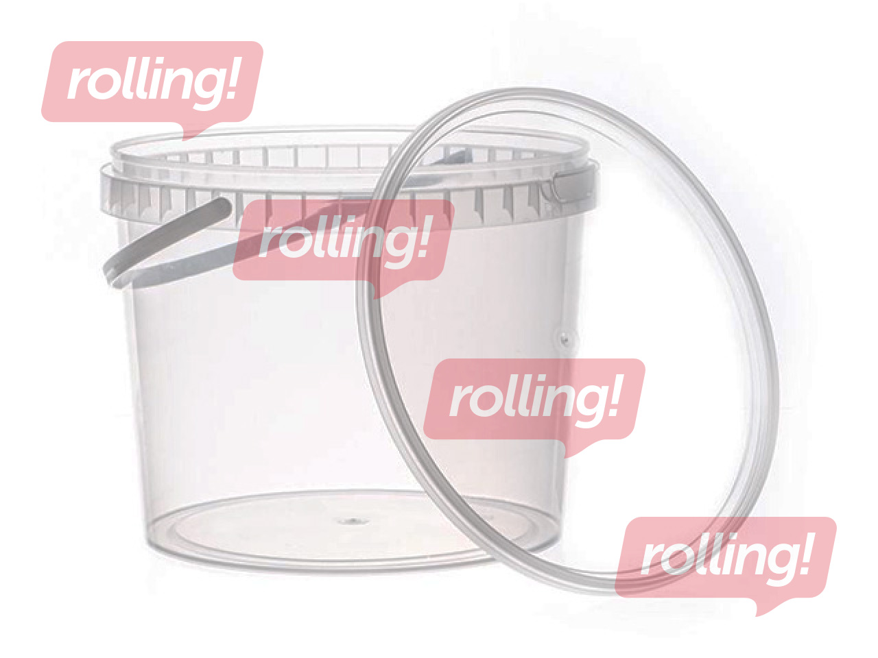 Spainis ar vāku un rokturi, Ø195/156mm, 3l