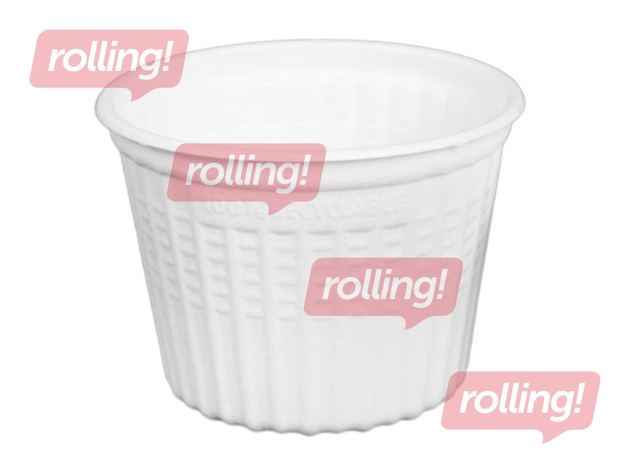 Nõud kuumadele toitudele, 500ml, Ø115/85mm, PP, 25 tk.