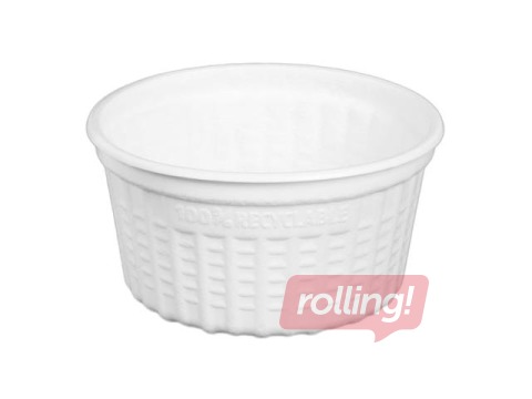 Containers for hot food, 350ml, Ø115/60mm, PP, 25 pcs.