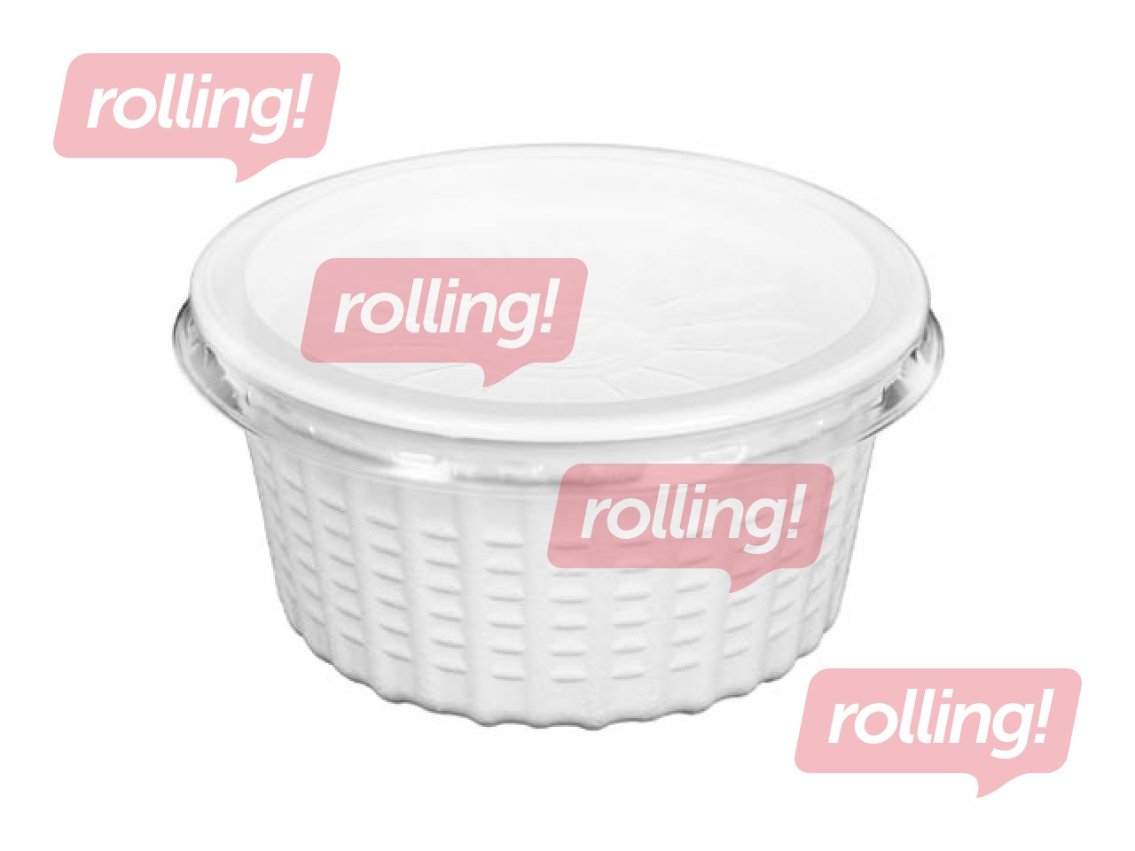 Containers for hot food, 350ml, Ø115/60mm, PP, 25 pcs.