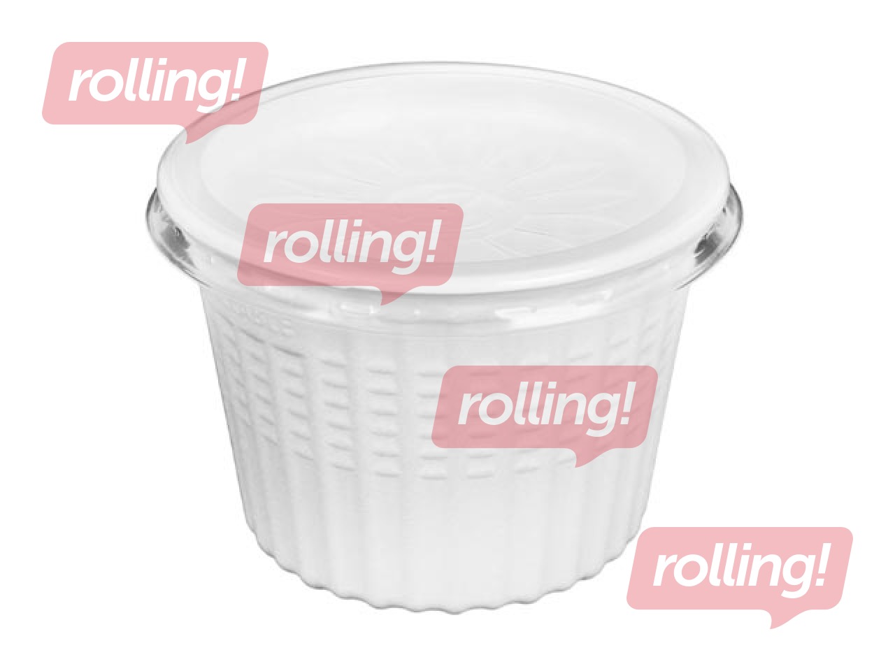 Kaante komplekt kuumadele toitudele mõeldud nõudele, Ø115mm, PP, 25 tk.