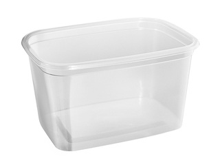 Containers without lids, plastic, 750ml, 500 pcs.