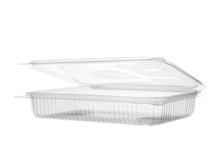 Containers with lids, plastic, 750ml, 100 pcs.