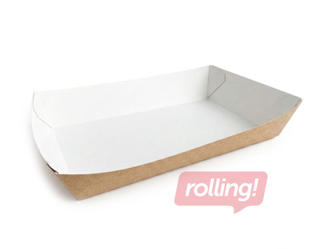 Paberist kandikud Smart Tray, pruunid, 140x210x45mm, 400tk