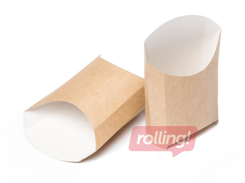 Paberpakendid Eco Fry, pruunid, 100x50x120mm, 50tk