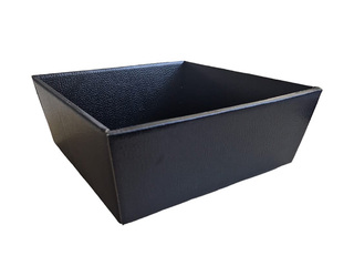 Cardboard container, black, 170x170x80mm, 1pc