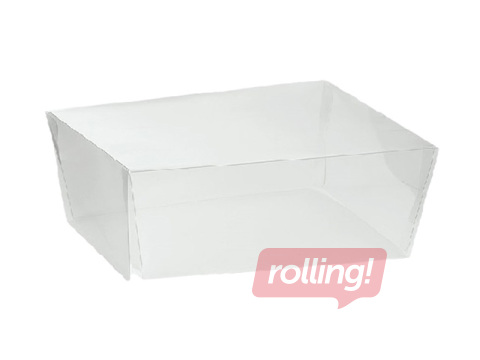 Kaas kartongist anumale, plastist, 170x170mm, 1tk
