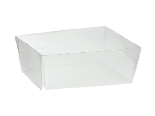 Kaas kartongist anumale, plastist, 170x170mm, 1tk