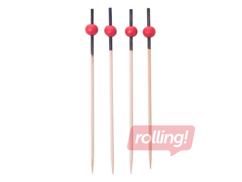 Puidust vardad (punase kuuliga), 9 cm, 100 tk.