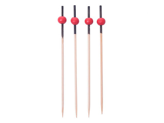 Puidust vardad (punase kuuliga), 9 cm, 100 tk.