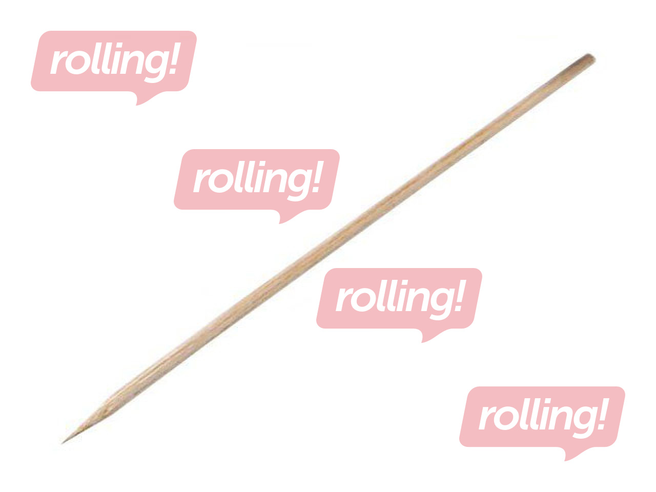 Skewers, bamboo, 25cm, 100 pcs.