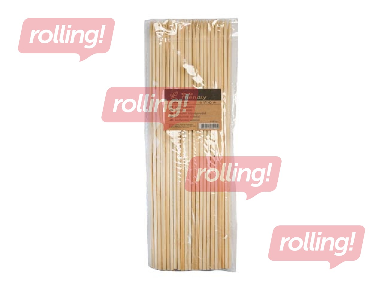 Skewers, bamboo, 30cm, 100 pcs.