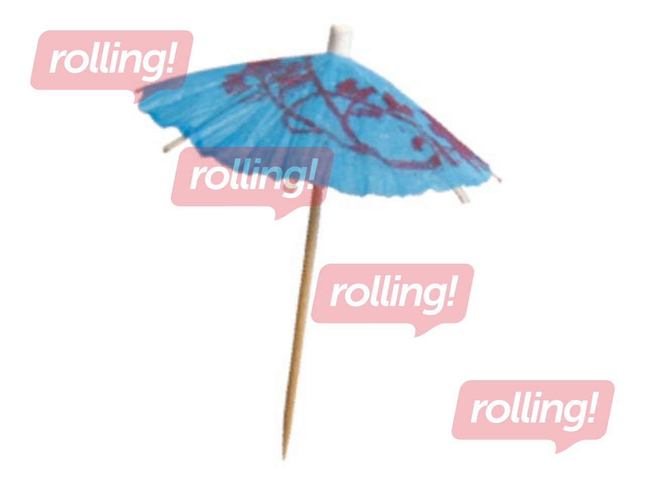 Decorative umbrellas, h-10 cm, 144 pcs.