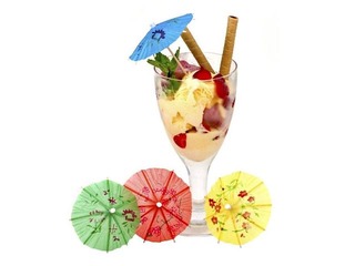 Decorative umbrellas, h-10 cm, 144 pcs.