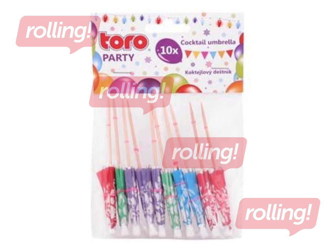 Cocktail Umbrellas, h-10 cm, 10 pcs.