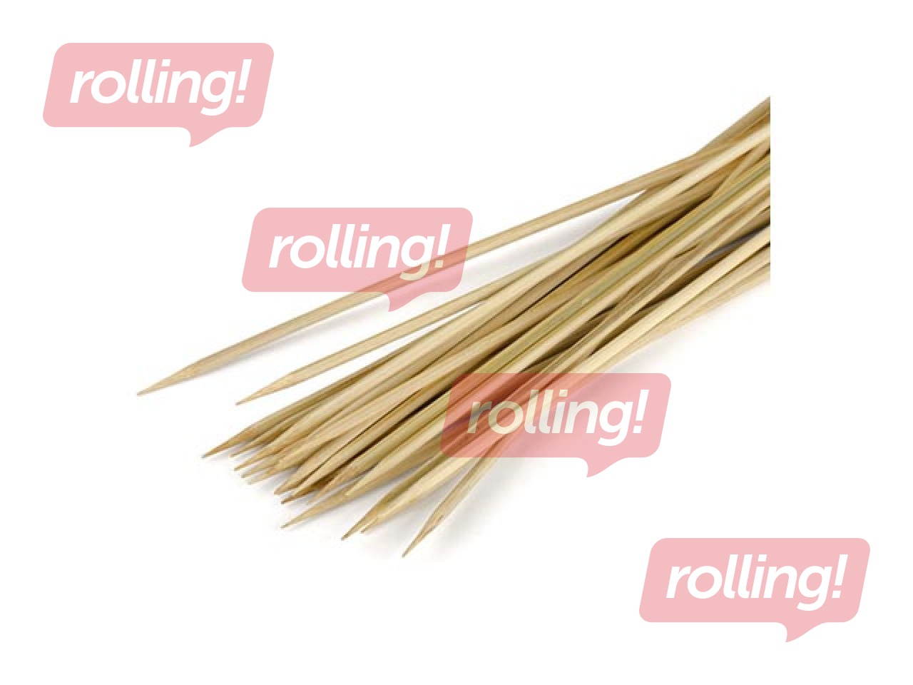 Skewers, bamboo, 3mm x 25cm, 200 pcs.