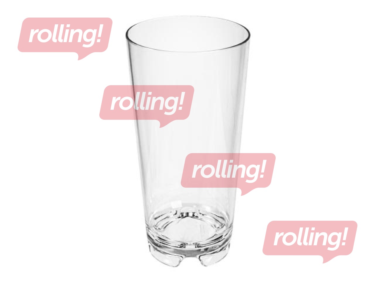 Glāze SAN 500ml, Ø78mm, caurspīdīga