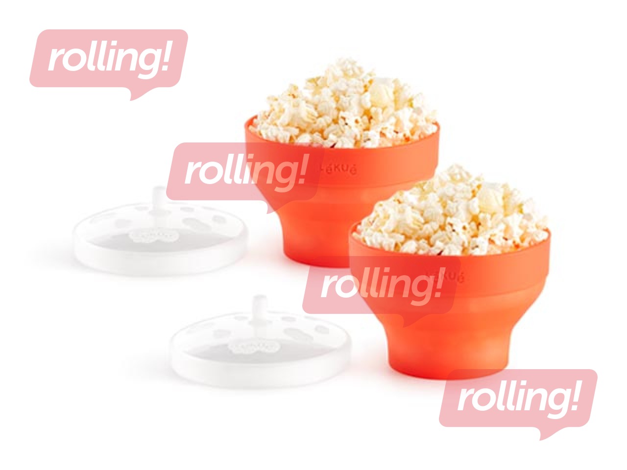 Мини попкорница для микроволновки Lekue, 2 шт.