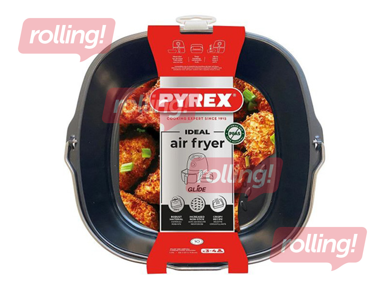 Форма для запекания Pyrex, для аэрогриля и духовки, 1.9л