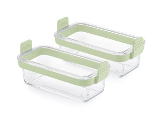 Dish set for air fryer Lékué, glass, 2 pcs