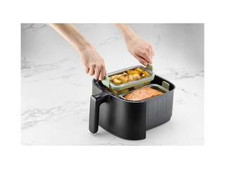 Trauku komplekts karstā gaisa katlam Lékué, stikla, 2 gab.