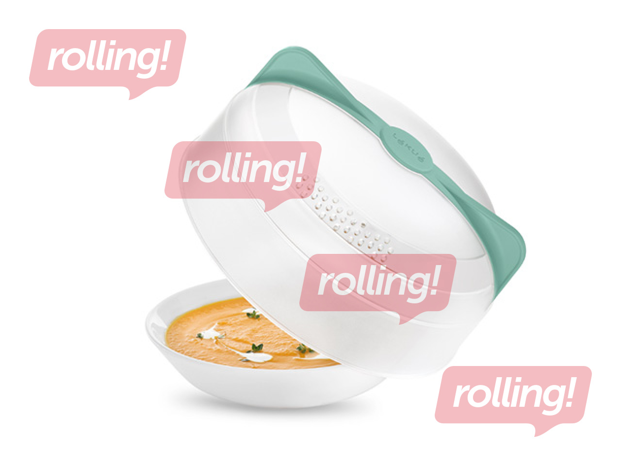 Plate cover Lékué for microwave, Ø24.5cm