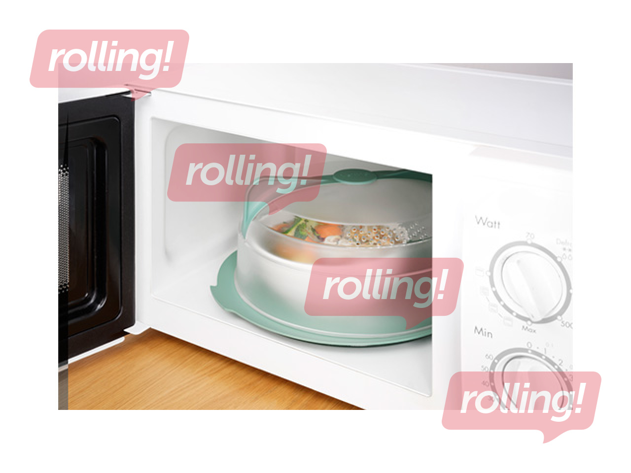 Plate cover Lékué for microwave, Ø24.5cm