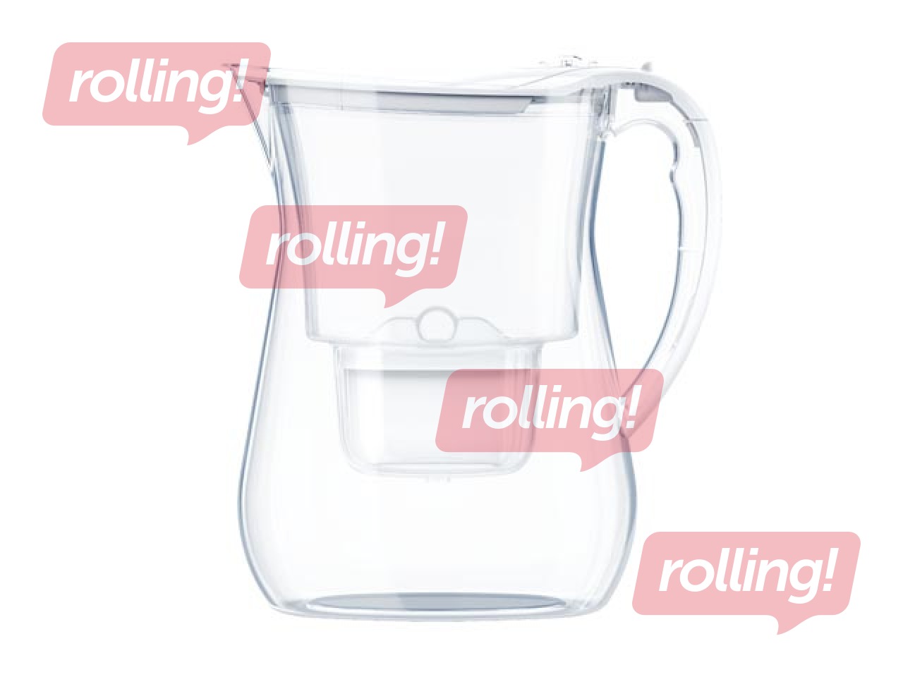 VeefilterkannAquaphor Lago, 3.8l, valge