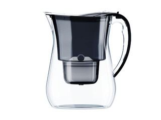 Кувшин-фильтр для воды Aquaphor Lago, 3.8л, чёрный