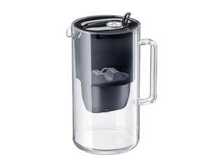 Glass Water Filter Jug Aquaphor Maxfor+, 2.5l, Black